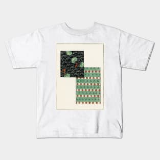 Japanese Pattern by Watanabe Seitei Kids T-Shirt